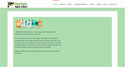 Desktop Screenshot of limelightmusicschool.com