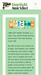 Mobile Screenshot of limelightmusicschool.com